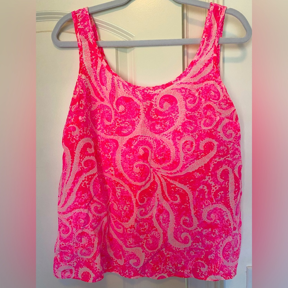 Lilly Pulitzer. Silk Tank Top. Size XS.